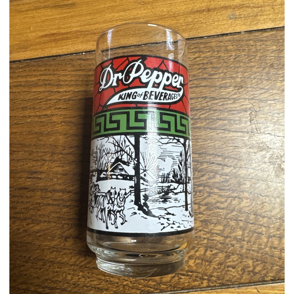 Dr. Pepper Dairy Queen Drinking Glass 1979‎ King of Beverages